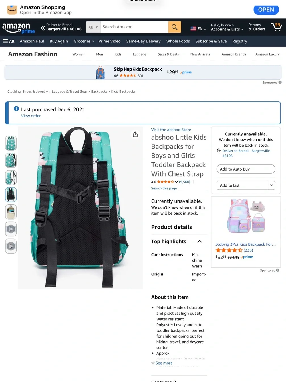 Toddler Vacation Set 🦩 Panda Flamingo Backpack